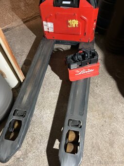 Elektrický - bateriový paletový vozík Linde MT12 - 3