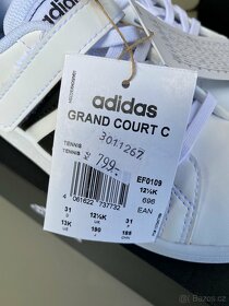 Nové dětské tenisky Adidas grand court - 3