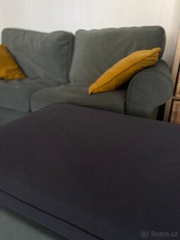 🌺 🌺Antracit potah IKEA na dvojsed. Ektorp + potah podnožky - 3