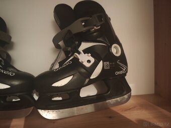 Dětské lední brusle Oxelo PLAY 3 – černé - 3