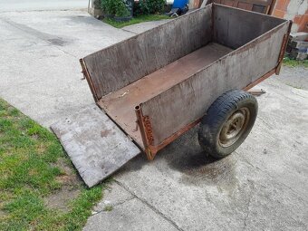 přívěsný vozík sklopny - 3