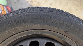Zimní Barum Polaris 205/55 R16 plus plech a poklice - 3