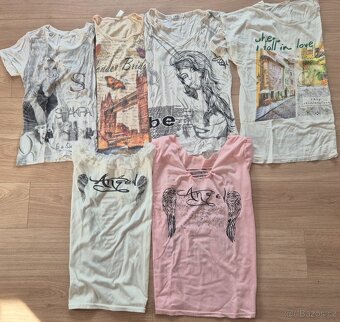 Dámská trika, triko, trička, sada, balík. - 3