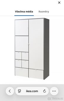 Šatní skříň VISTHUS Ikea - 3