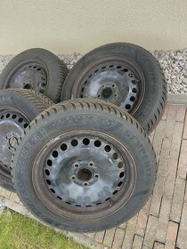 Plechové disky 5x108 16 s pneu 205/55 R16 - 3