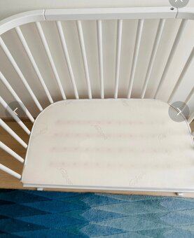 Přístavná postýlka Babybay Boxspring včetně matraci a 5 pros - 3