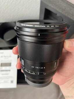 Objektiv Viltrox 75mm f/1.2 (Sony E-mount) - 3