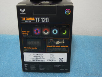SET 3ks ASUS TUF GAMING TF120 ventilátory ARGB - 3
