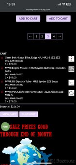 Swap kit 1zz fe -> 2zz ge MR2 spyder - 3