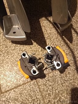 Dětská polohovací sedačka na kolo s 2 adaptéry - 3
