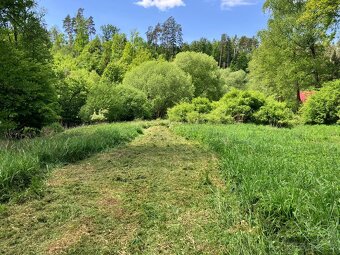 Zahradní pozemek u řeky Blanice 3510 m2 - 3