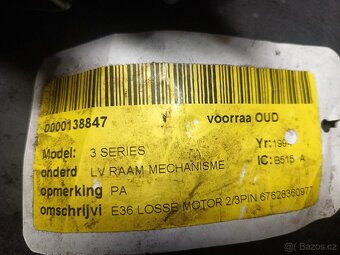 BMW E36 motůrek stahování oken - 3