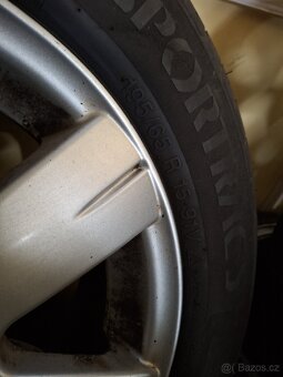 Alu kola Volkswagen, R15 + letní pneu 195/65 R15 - 3