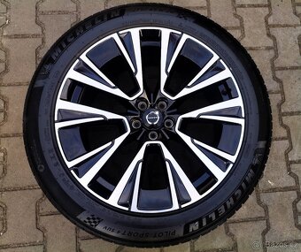 Alu kola originál Volvo XC90 5x108 R20 KRÁSNÁ SADA - 3