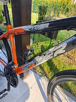 Krásné dámské dívčí kolo M oranžovo černá crossove kolo - 3