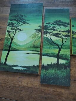 Třídílný obraz stromy - 3