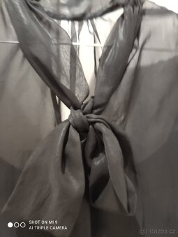 Černa dámská sifonova tunika. Pietro Filipi selection. - 3