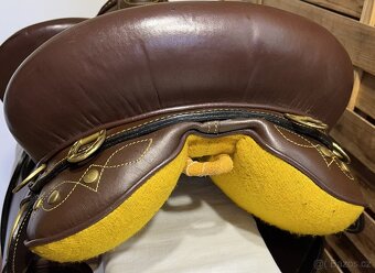 Australské sedlo s hruškou hnědé - 3