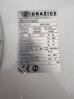 Bojler DRAŽICE OKCV 200l vodorovný - 3