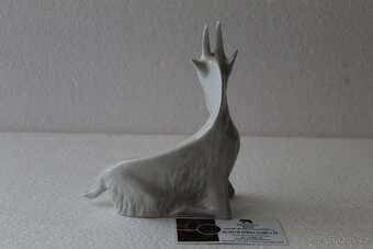 Kozlík (ležící kozel) - Royal Dux, styl Brusel - 3