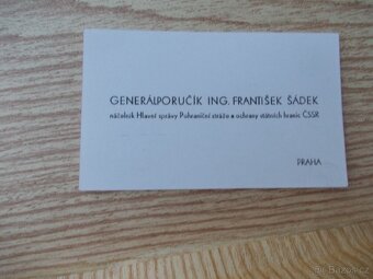 HRNEČKY PRO GENERÁLA POHRANIČNÍ STRÁŽE ŠÁDKA - 3