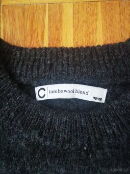 Dětský vlněný svetr 110/116 - 3