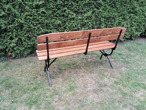 Nová zahradní lavička / lavičky s možností složení - 3