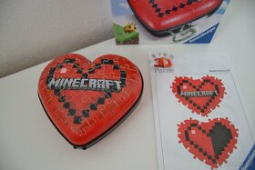 Puzzle Minecraft - srdce - 3
