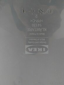 2 velké krabice s víkem IKEA Klämtare - 3