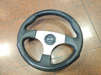 Volant kožený kůže Audi Peugeot Citroen Fiat Ford, sportovní - 3