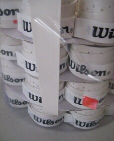 Omotávky na rakety Wilson (černé a bílé), overgrip. - 3