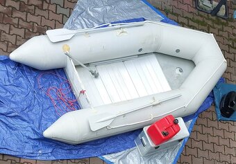 Nafukovací člun s motorem Mercury 6hp FSM 5PS+silný elektrom - 3
