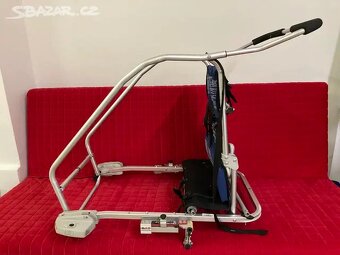 Kočárek/vozík za kolo Chariot pro 2 děti/dvojčata - 3