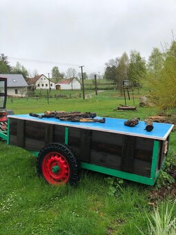 Bytelný jednonápravový tovární vozík z půdní frézy - 3