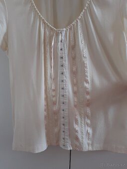 Krémové tričko/top Marks&Spencer - 3