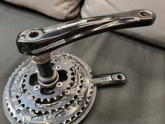 Krosové kliky Shimano Deore + osa - 3
