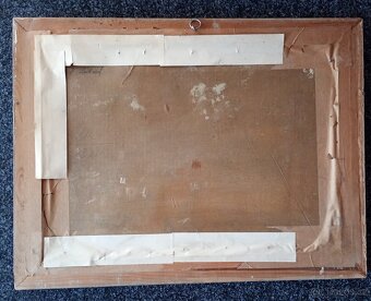 Starý obraz - olejomalba - 3