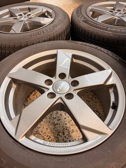 ALU kola Rial 5x112 R17 zimní pneu 215/65 R17 - 3