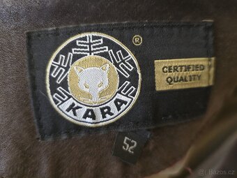 Pánská kožená bunda zn. Kara vel. 52 (L) - 3