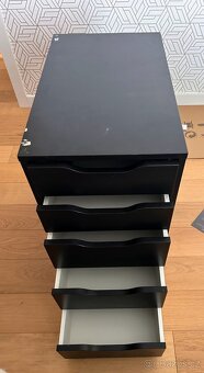 Šuplíkový díl IKEA ALEX, černý – 900 Kč - 3