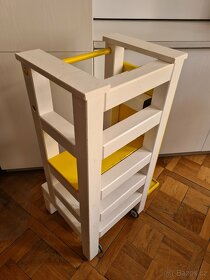 Kvalitní učící věž + magnetická tabule + kolečka - 3