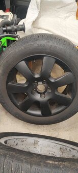 ALU kola Originál VW Borbet 6,5Jx16 5x100 pneu LETNÍ 205/55 - 3