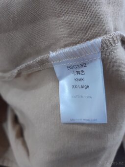 Lehká bavlněná bunda, vel. XL, nové - 3