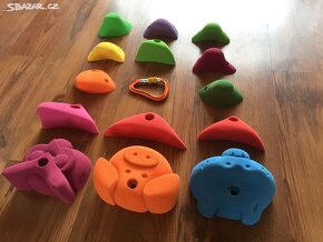 Nové dětské lezecké chyty THEREX - 14 kusů - 3