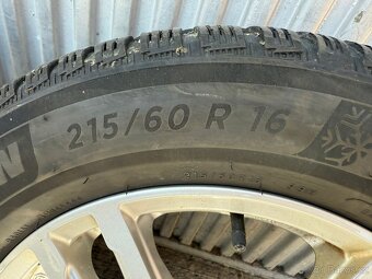 16" Elektrony 5x112 so zimnymi pneumatikami 215/60 R16 - 3