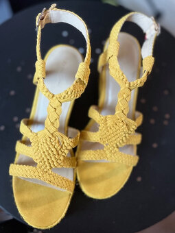 Nové Boho sandály na klínku Kate Gray vel.41 - 3
