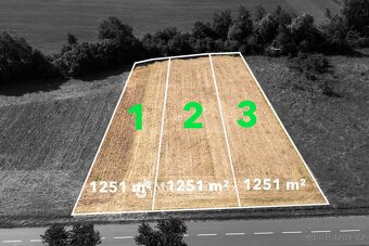 Prodej stavebního pozemku 1 251 m², Únanov, ev.č. JT25006-1 - 3