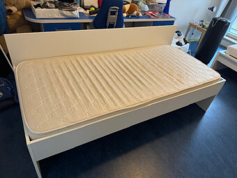 Bílá postel z lamina 90x200cm - 3