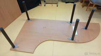 stůl kancelářský pracovní psací rohový - 3