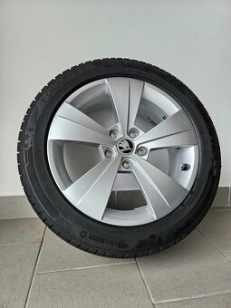 Orig. Skoda 5x112 Zimní Barum 215/50/17 - Zánovní - 3